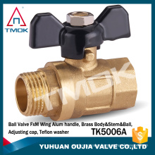 brass ball valve with forged and nickel-plated for water 600 wog CW617n and copper ball valve with nipple in delhi